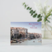Frohe Weihnachten aus Venedig, Italien (Stehend Vorderseite)