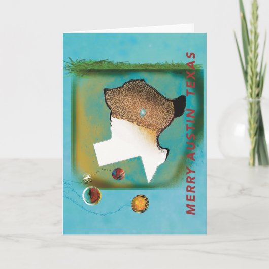 FROHE WEIHNACHTEN AUSTIN TEXAS 1 (Vorderseite)
