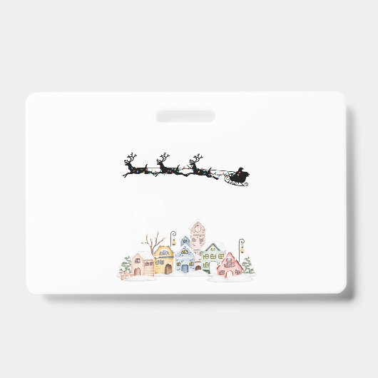 Frohe Weihnachten Ausweis (Front)