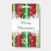 Frohe Weihnachten Ausweis (Rückseite)