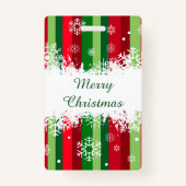 Frohe Weihnachten Ausweis (Rückseite)