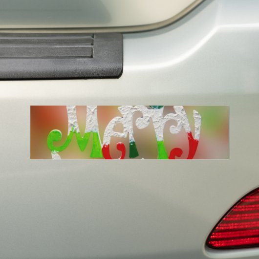 Frohe Weihnachten Autoaufkleber (Auf Auto)