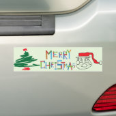Frohe Weihnachten Autoaufkleber (Auf Auto)