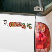 Frohe Weihnachten Autoaufkleber (Auf Lkw)