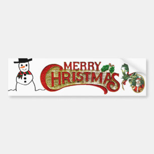 Frohe Weihnachten Autoaufkleber