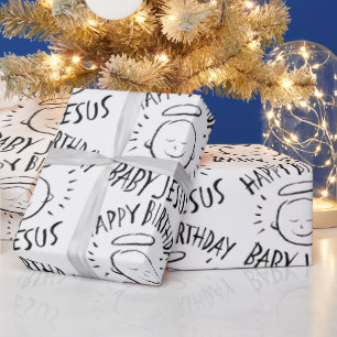 Frohe Weihnachten Baby Jesus - Weihnachten Christl Geschenkpapier