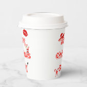 Frohe Weihnachten Baby Pappbecher (Links)