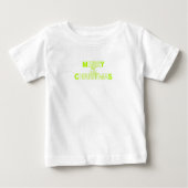 Frohe Weihnachten Baby T-shirt (Vorderseite)