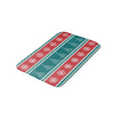 Frohe Weihnachten Badematte (Schrägansicht)