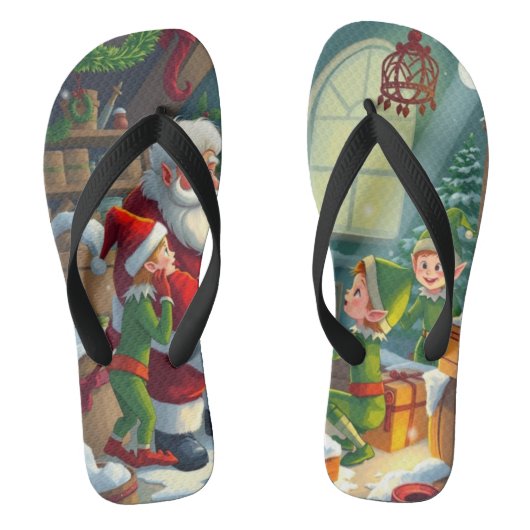 Frohe Weihnachten Badesandalen (Fußbett)
