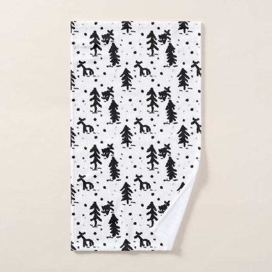 Frohe Weihnachten! Badhandtuch Set (Handtuch)