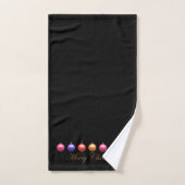 Frohe Weihnachten Badhandtuch Set (Handtuch)