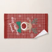 Frohe Weihnachten! Badhandtuch Set (Handtuch)