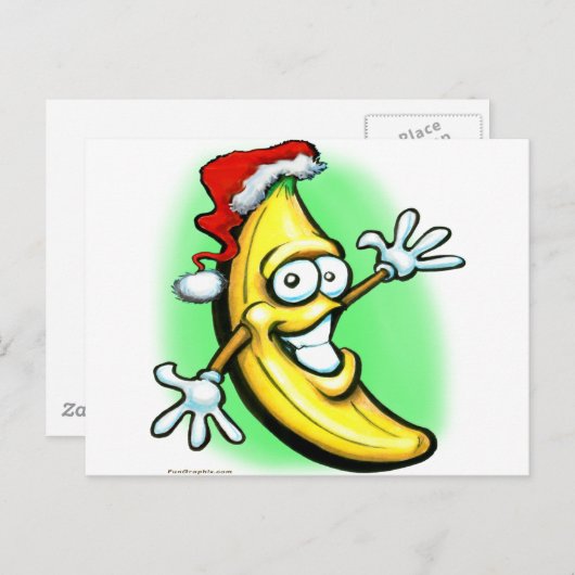 Frohe Weihnachten Banana glücklich Neues Jahr (Vorne/Hinten)