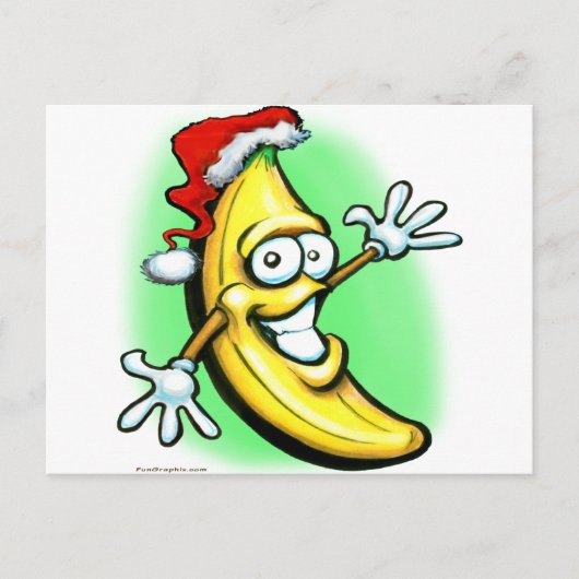 Frohe Weihnachten Banana glücklich Neues Jahr (Vorderseite)