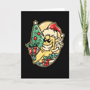 Frohe Weihnachten Banane Karte