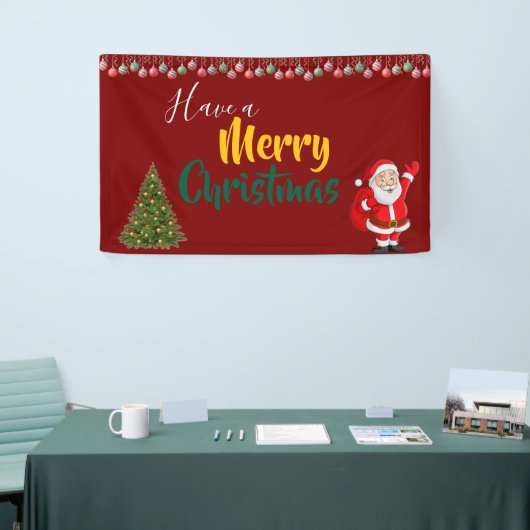 Frohe Weihnachten Banner (Messeveranstaltung)