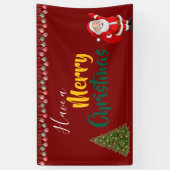 Frohe Weihnachten Banner (Vertikal)
