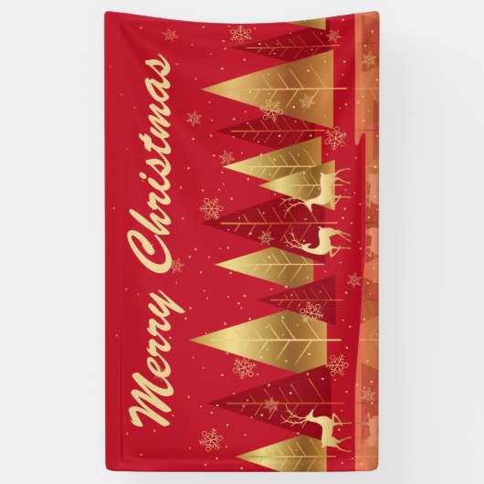 Frohe Weihnachten Banner (Vertikal)