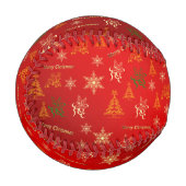 frohe Weihnachten Baseball (Vorderseite Links)