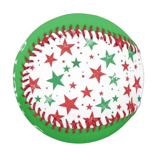 Frohe Weihnachten Baseball (Vorderseite Links)