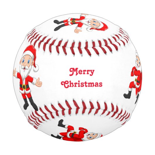 Frohe Weihnachten Baseball (Vorderseite)