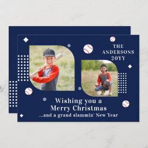 Frohe Weihnachten Baseball Sport 2 Foto Familienna