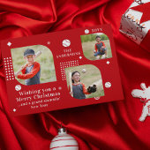 Frohe Weihnachten Baseball Sport 3 Foto Familienna