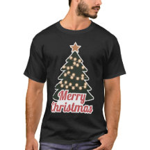Frohe Weihnachten Basic Dark T - Shirt: Festive Ne