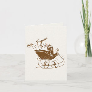 Frohe Weihnachten Basset Hound Hund Schlitten X'ma