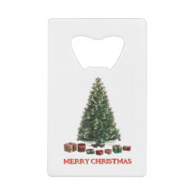 Frohe Weihnachten. Baum (Design 1) mit Geschenken