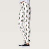 Frohe Weihnachten. Baum (Design 1) mit Geschenken Leggings (Links)
