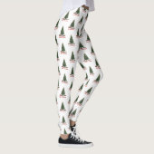 Frohe Weihnachten. Baum (Design 1) mit Geschenken Leggings (Rechts)
