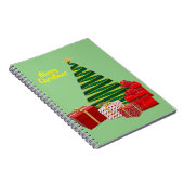 Frohe Weihnachten ~ Baum mit Geschenken Notizblock (Rechte Seite)