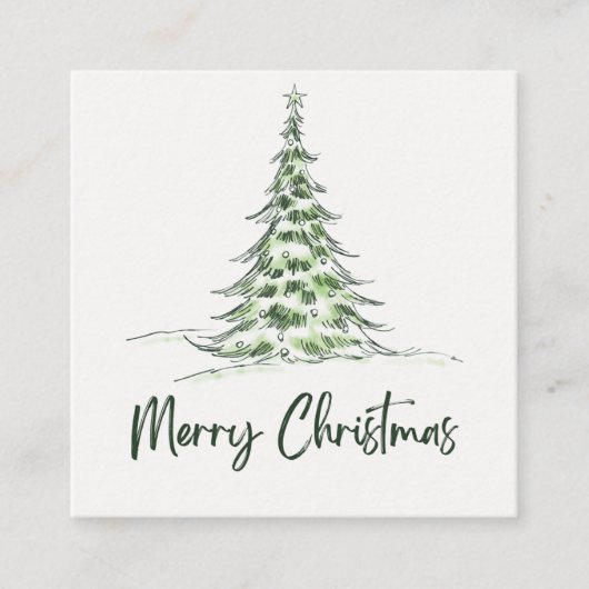 Frohe Weihnachten Begleitkarte (Vorderseite)