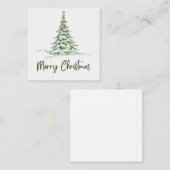 Frohe Weihnachten Begleitkarte (Vorne/Hinten)