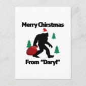 Frohe Weihnachten Begleitkarte (Rückseite)