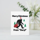 Frohe Weihnachten Begleitkarte (Stehend Vorderseite)