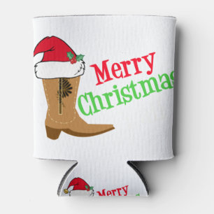 Frohe Weihnachten bei allen texas Cowboy-Urlaub Dosenkühler