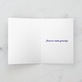 Frohe Weihnachten beim Regenbogendesign (Innenseite)