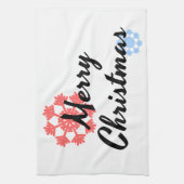 Frohe Weihnachten. Bekleidung für Männer und Fraue Handtuch (Vertikal)