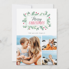 Frohe Weihnachten bemalt Botanicals 3 Foto