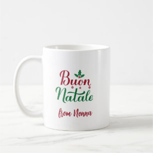 Frohe Weihnachten Benutzerdefinierte italienische  Kaffeetasse