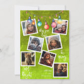 Frohe Weihnachten benutzerdefinierte Multi-Foto-Ka (Vorderseite)