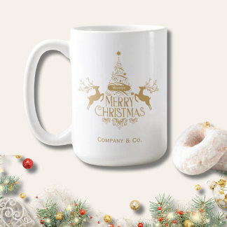 Frohe Weihnachten Benutzerdefinierter Name für Cor Kaffeetasse