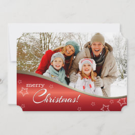 Frohe Weihnachten. Benutzerdefiniertes Foto Feiertagskarte