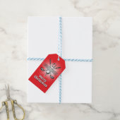 Frohe Weihnachten Benutzerdefiniertes Golf-Monogra Geschenkanhänger (Mit Garn)