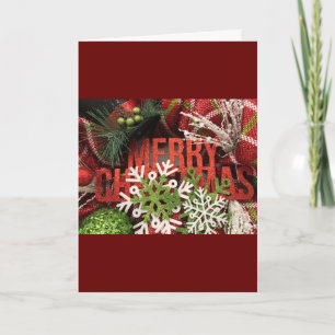 **FROHE WEIHNACHTEN** BESONDERE ZEIT BESONDERE MEN FEIERTAGSKARTE