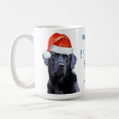Frohe Weihnachten Best Labrador Vater Ever Black L Kaffeetasse (Links)