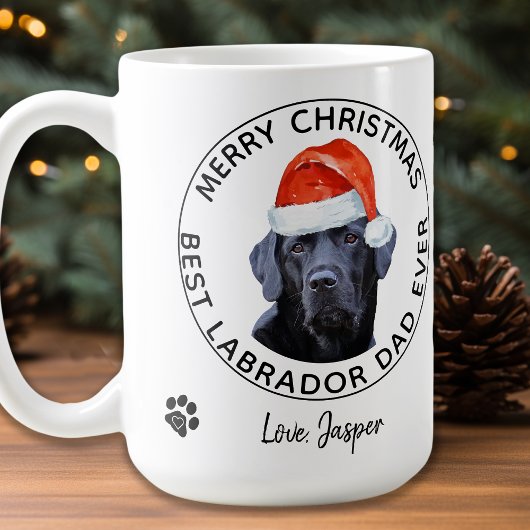 Frohe Weihnachten Best Labrador Vater Ever Black L Kaffeetasse
